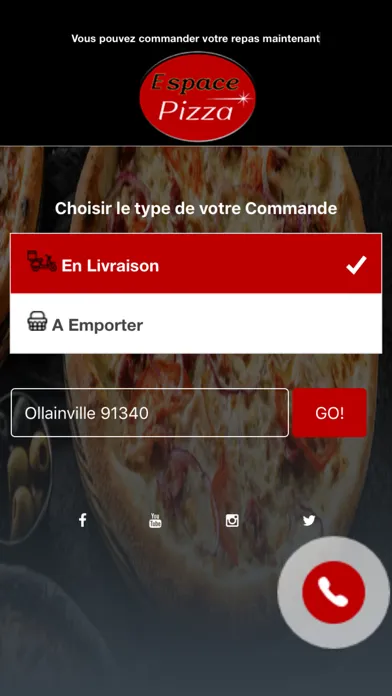Ảnh chụp màn hình của Espace Pizza Arpajon