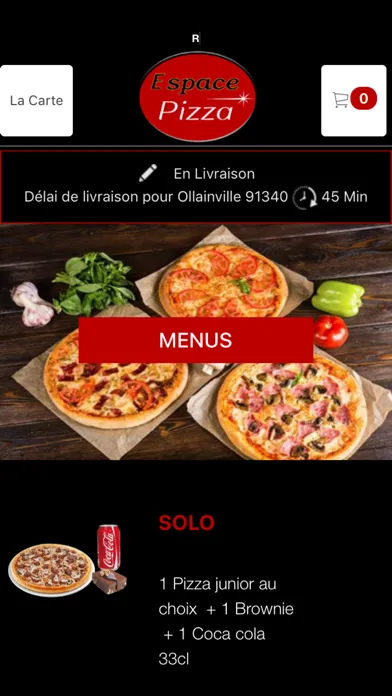 Ảnh chụp màn hình của Espace Pizza Arpajon
