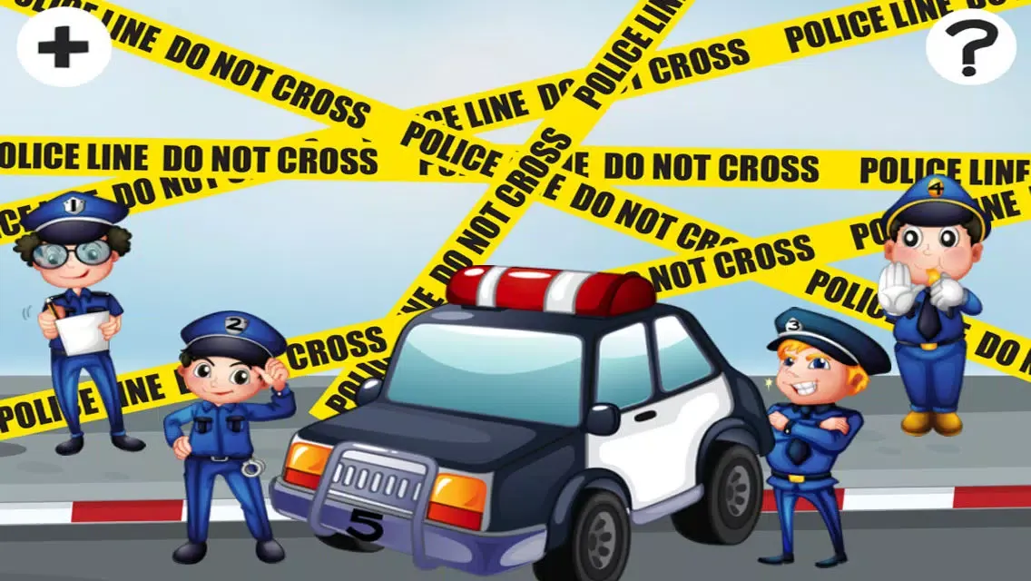 Ảnh chụp màn hình của A Find the Shadow Game for Children: Learn and Play with Police