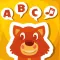 ABC Learn First Words in English for Children with Animals