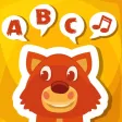 ABC Learn First Words in English for Children with Animals ABC Learn First Words in English for Children with Animals