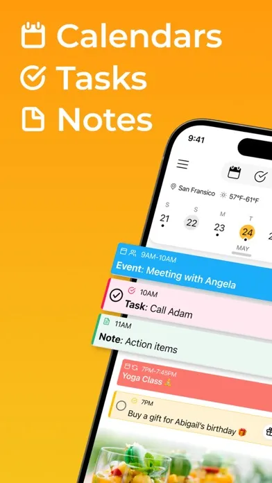 Capturas de pantalla de 24me: Calendar & To-Do List