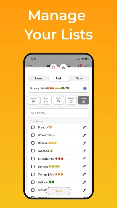 Capturas de pantalla de 24me: Calendar & To-Do List