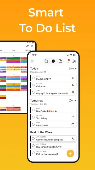 Capturas de pantalla de 24me: Calendar & To-Do List
