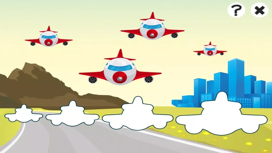 Ảnh chụp màn hình của Airplanes Learning Game for Children Age 2-5: Learn at the Airport