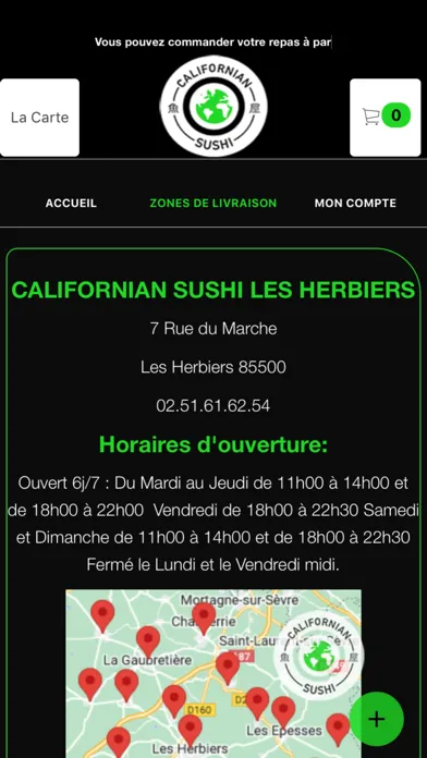 CALIFORNIAN SUSHI應用截圖