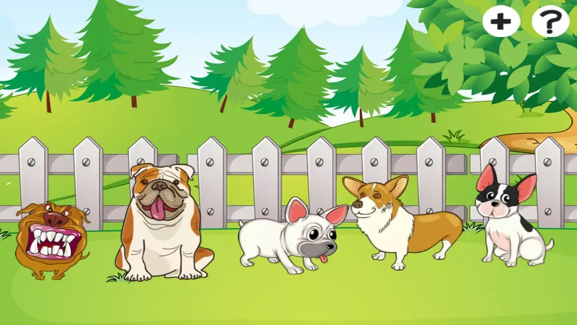 A Dog Learning Game for Children: Learn and play for nursery school Ekran Görüntüleri