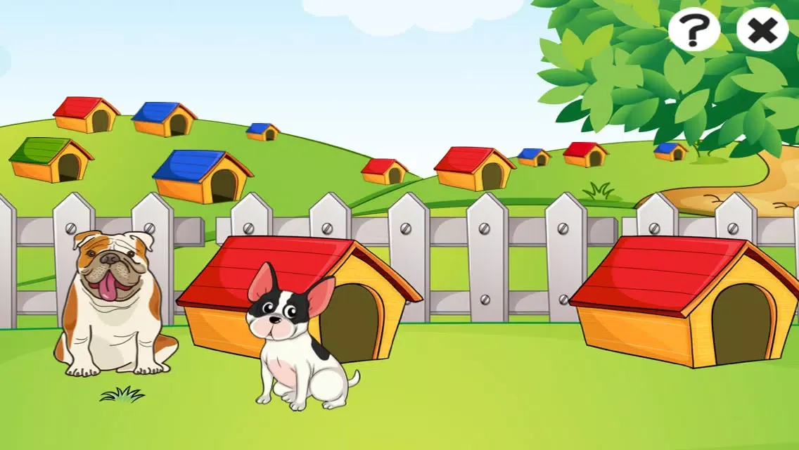 A Dog Learning Game for Children: Learn and play for nursery school Ekran Görüntüleri