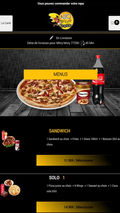 Capturas de pantalla de Allo Pizza Rapide Mitry