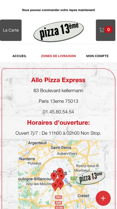 Allo Pizza Express應用截圖