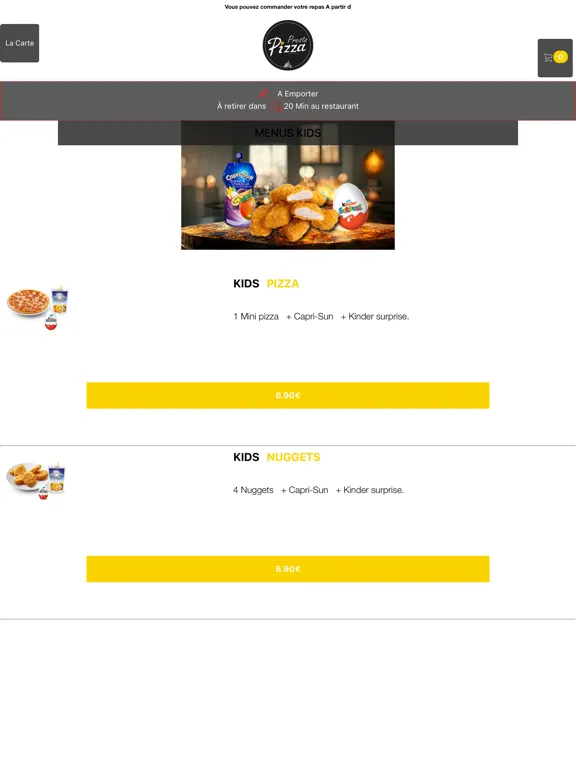 Tangkapan layar PRESTO PIZZA PONT AUDEMER iPad 