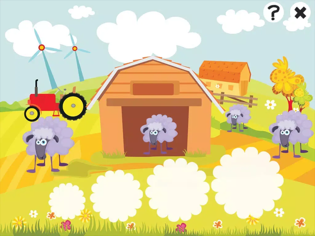 Captures d'écran de Animal farm game for children age 2-5 for kindergarten iPad 