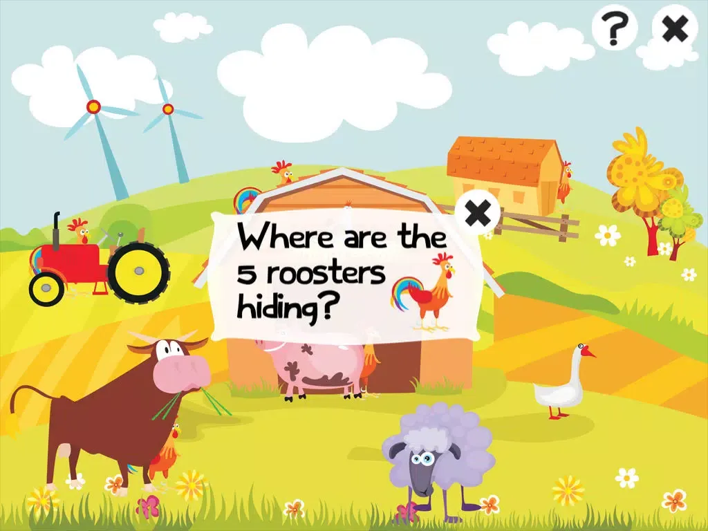 Captures d'écran de Animal farm game for children age 2-5 for kindergarten iPad 
