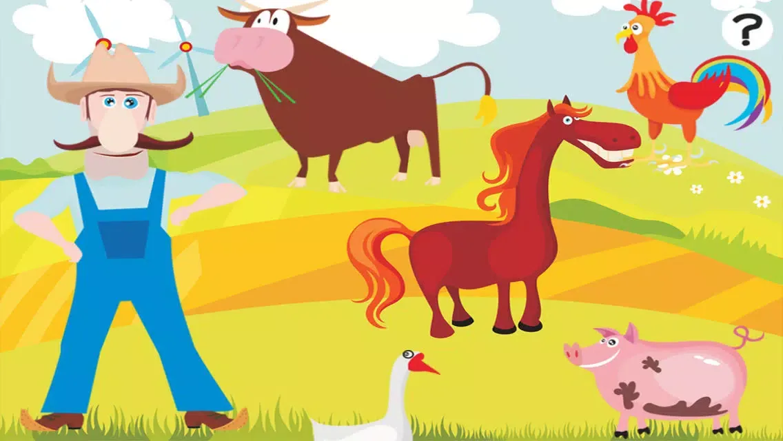 Captures d'écran de Animal farm game for children age 2-5 for kindergarten