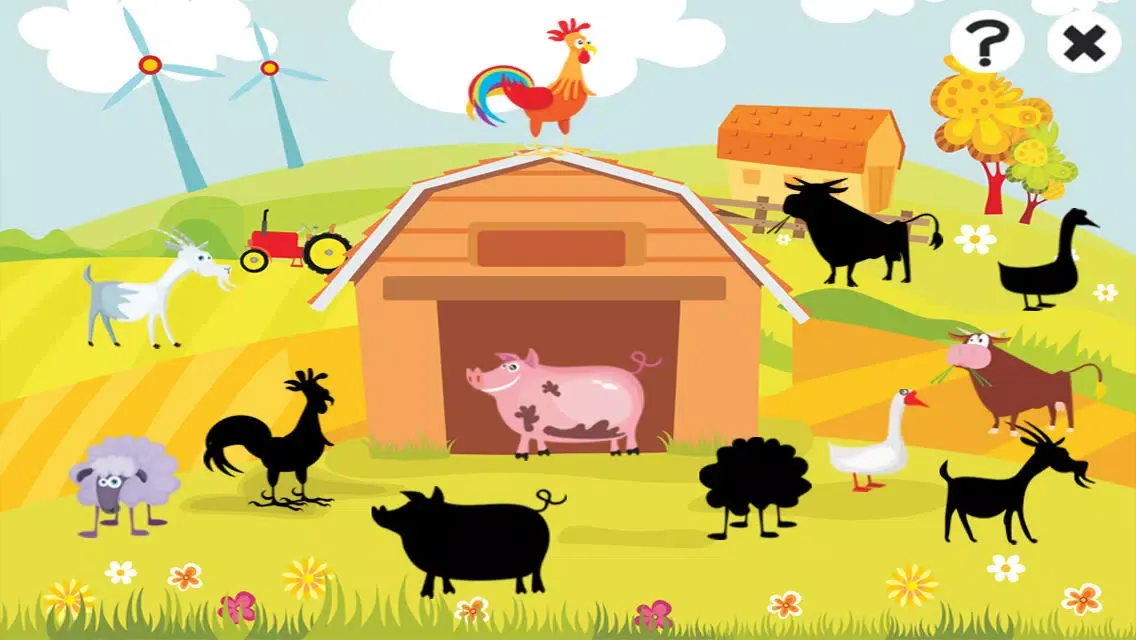 Captures d'écran de Animal farm game for children age 2-5 for kindergarten