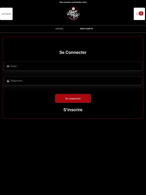 Tangkapan layar LIBAN BLO iPad 