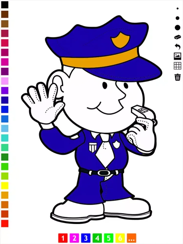 صور A Coloring Book of Occupations for Children: Learn to draw and color your dream job iPad 