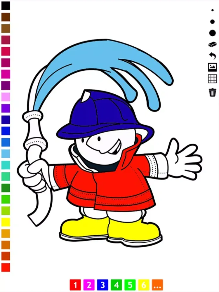 صور A Coloring Book of Occupations for Children: Learn to draw and color your dream job iPad 