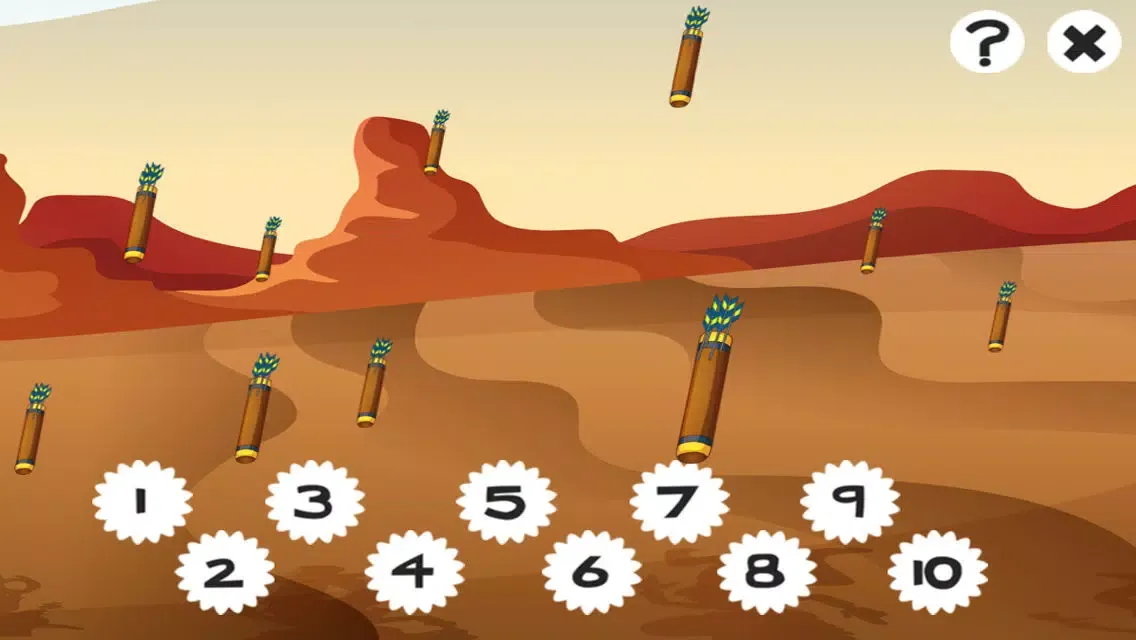 Capturas de pantalla de A Cowboys & Indians Learning Game for Children: Learn about the Wild West