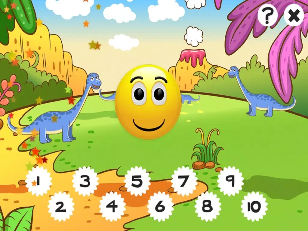 Tangkapan layar A Dinosaurs Game for Children: Learn about dinos for kindergarten and pre-school iPad 