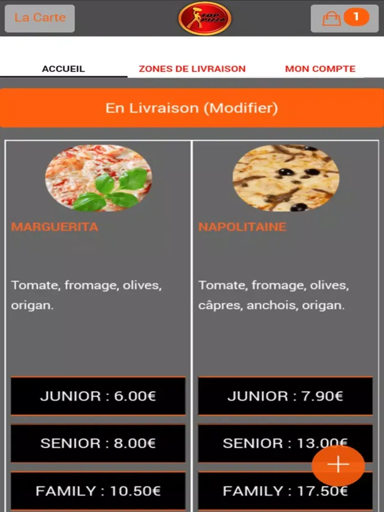 ภาพหน้าจอของ Top Pizza Lyon iPad 