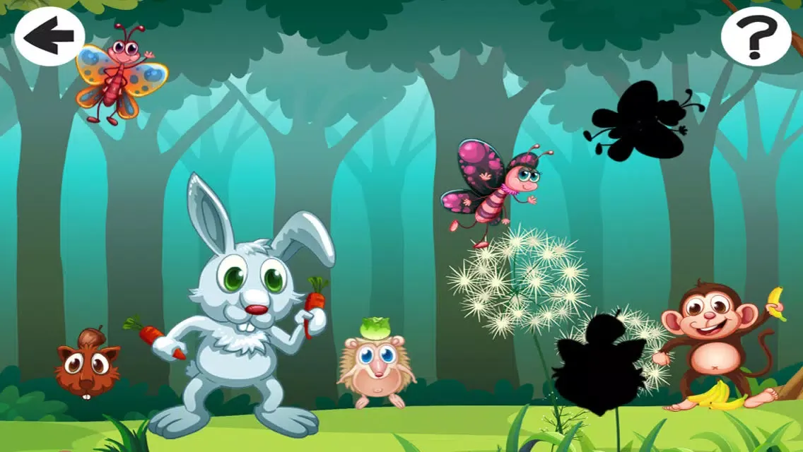 Around the World Game: Play and Learn shapes for Children with Animals 스크린샷