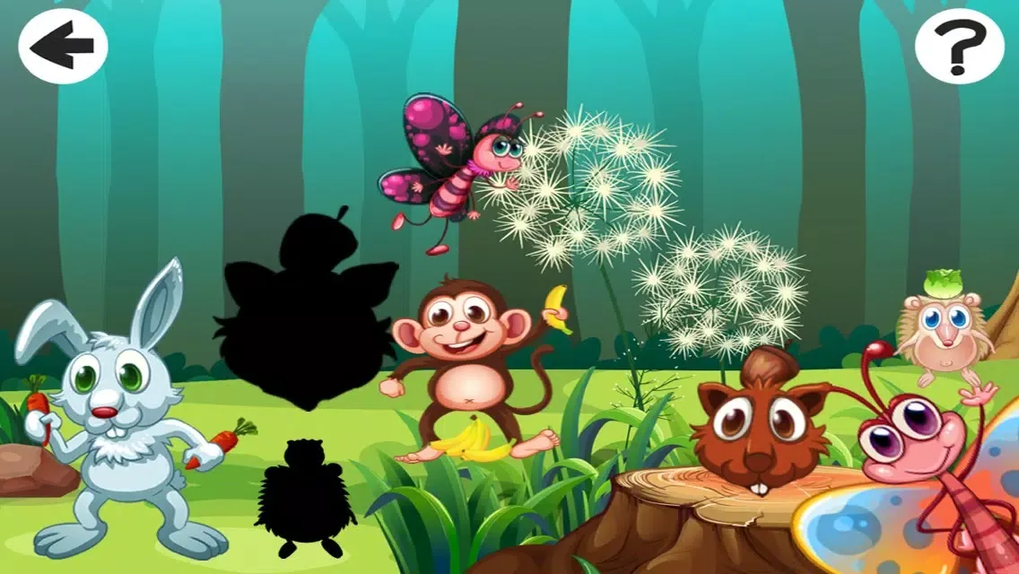 Around the World Game: Play and Learn shapes for Children with Animals 스크린샷