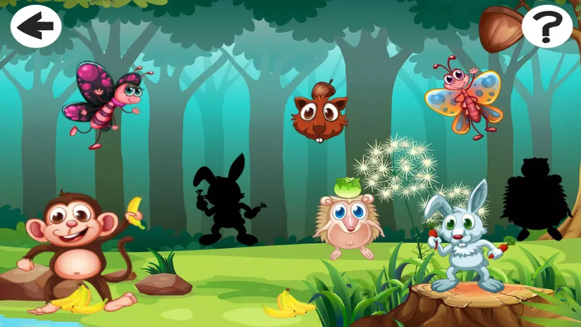 Around the World Game: Play and Learn shapes for Children with Animals 스크린샷