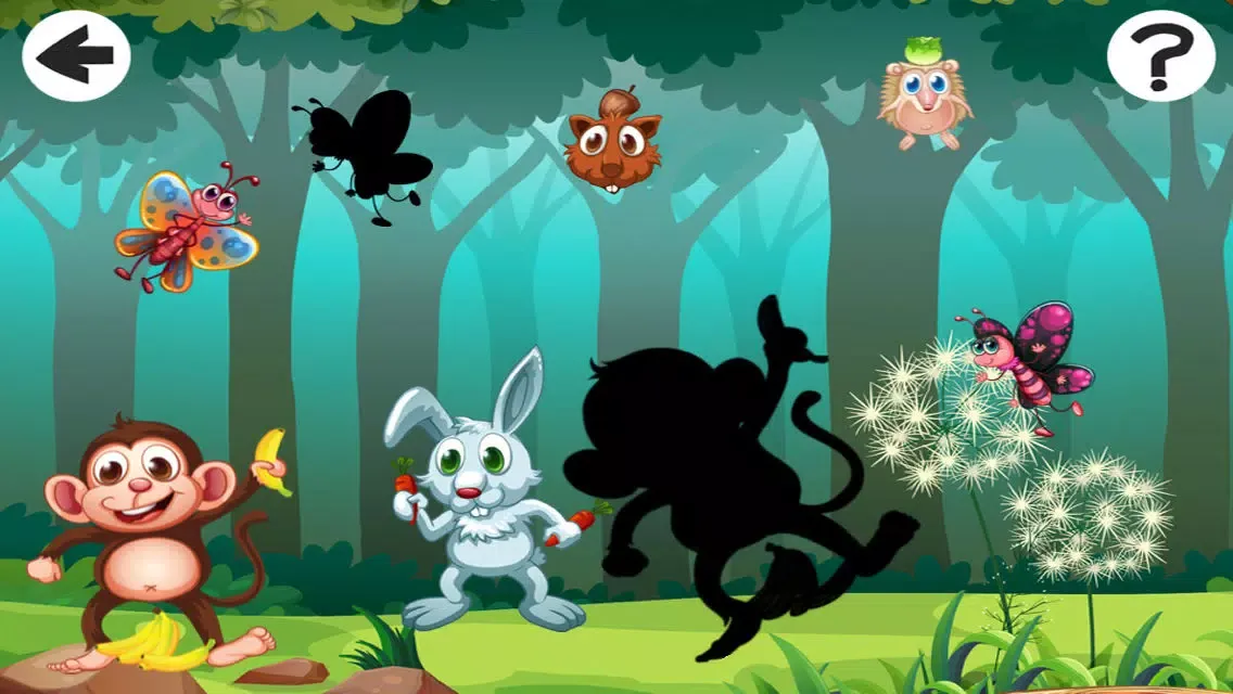 Around the World Game: Play and Learn shapes for Children with Animals 스크린샷