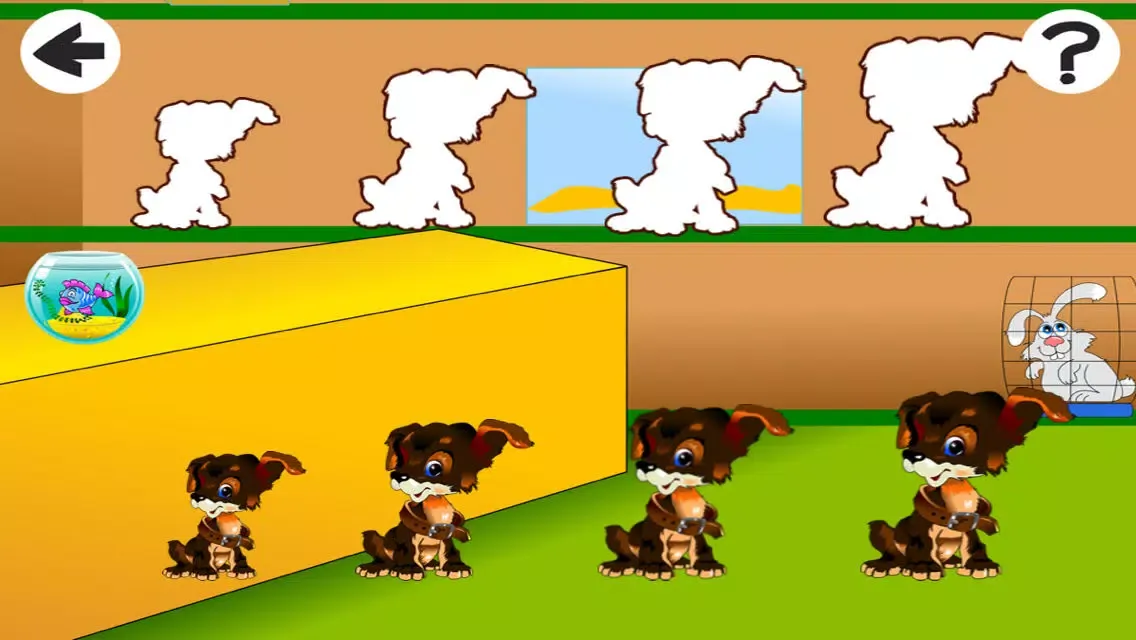 A Sort By Size Game for Children: Learn and Play with Pets Screenshots