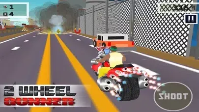 2 Wheel Gunner - Free 3D Ride by Shooting Game স্ক্রিনশট