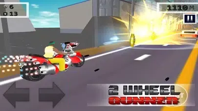 2 Wheel Gunner - Free 3D Ride by Shooting Game স্ক্রিনশট