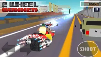 2 Wheel Gunner - Free 3D Ride by Shooting Game স্ক্রিনশট
