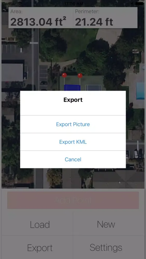 Captures d'écran de i Area Calc