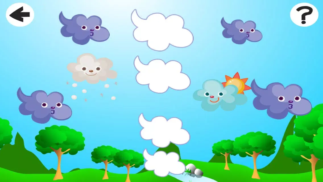 Screenshot di A Sort By Size Game for Children: Learn and Play with Weather
