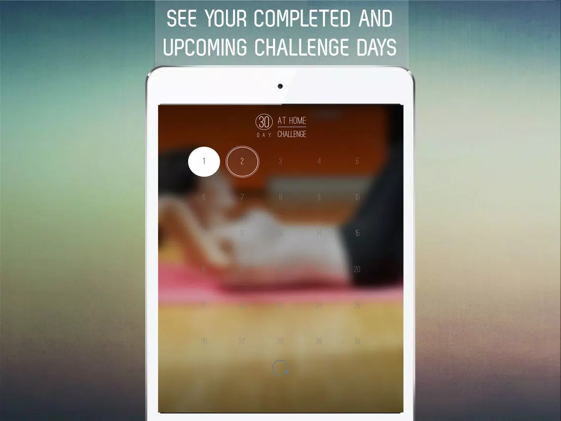 Ảnh chụp màn hình của 30 Day Beginner Home Workout Challenge to Lose Weight in a Month iPad 