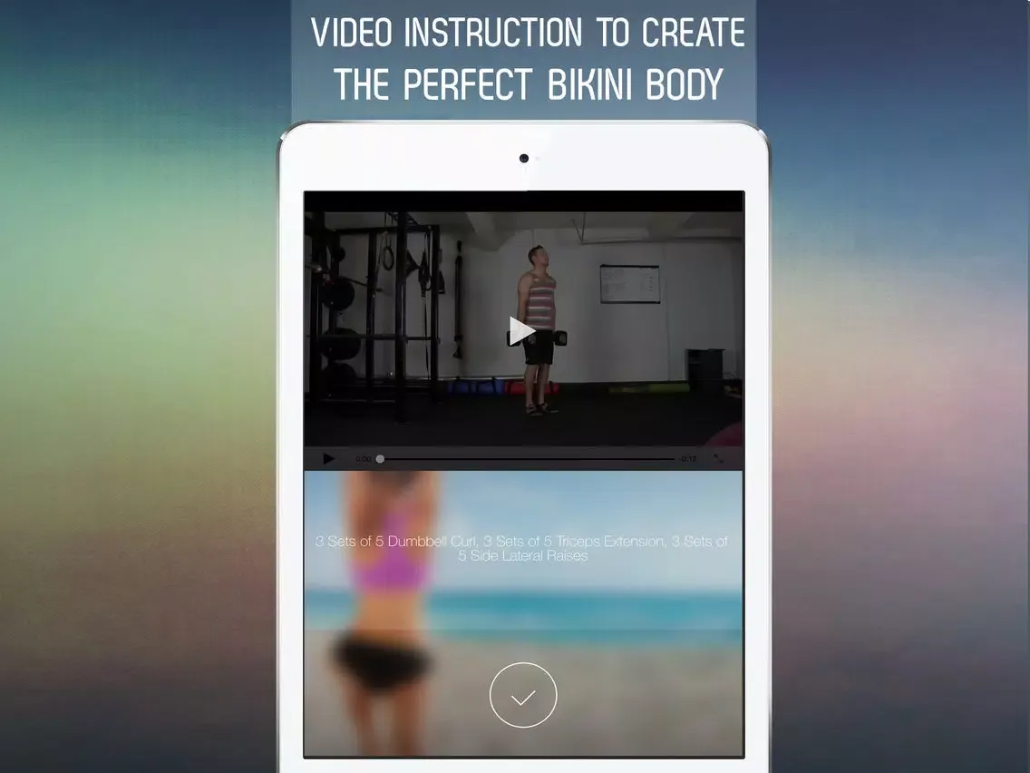 Tangkapan layar 30 Day Bikini Body Workout Challenge for Full Body Tone iPad 
