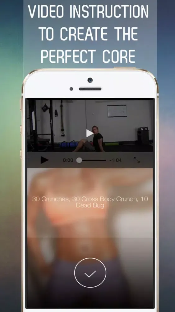 Tangkapan skrin 30 Day Core Power Workout Challenge for Strength and Stability