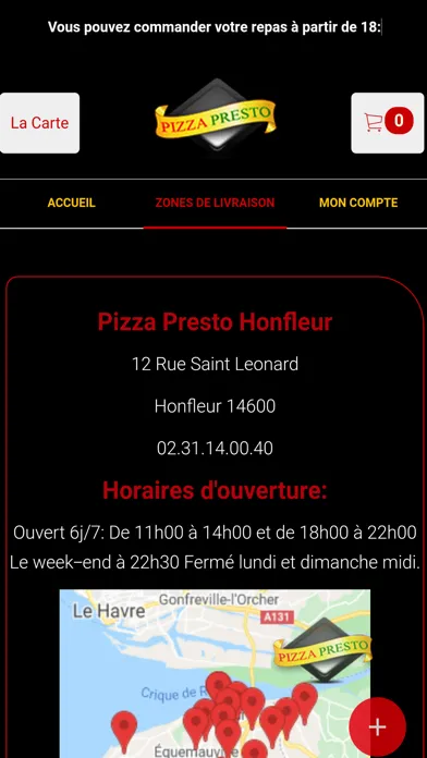 Скриншоты Pizza Presto Honfleur