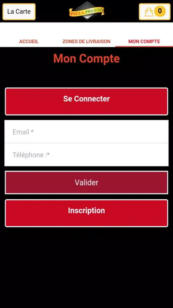 Ảnh chụp màn hình của Pizza Presto honfleur