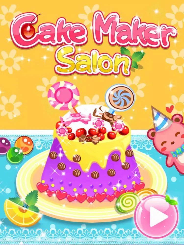 Cake Maker Salon - Gourmet Time iPad 应用截图