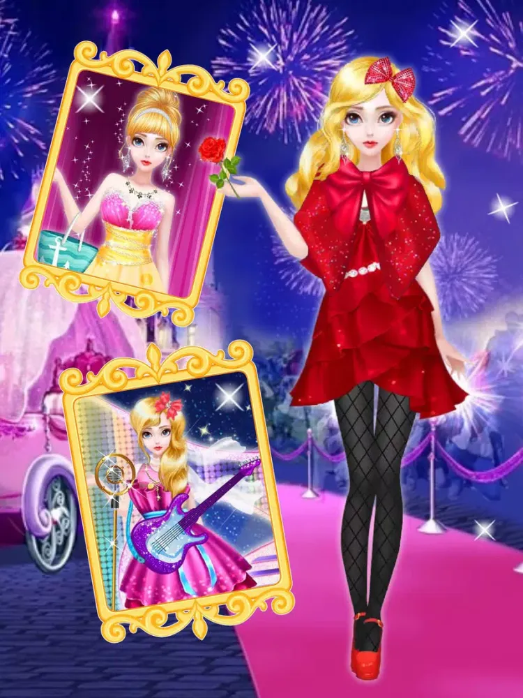 Star Doll Makeover - Girl Games for kids iPad  Screenshots
