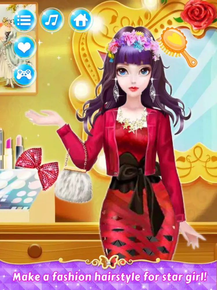 Star Doll Makeover - Girl Games for kids iPad  Screenshots