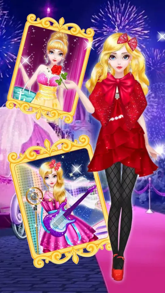 Star Doll Makeover - Girl Games for kids Screenshots