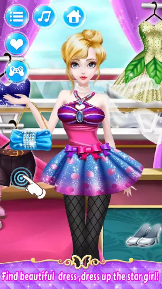 Star Doll Makeover - Girl Games for kids Screenshots