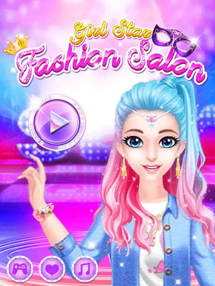 Ảnh chụp màn hình của Fashion Salon - Star Girl iPad 