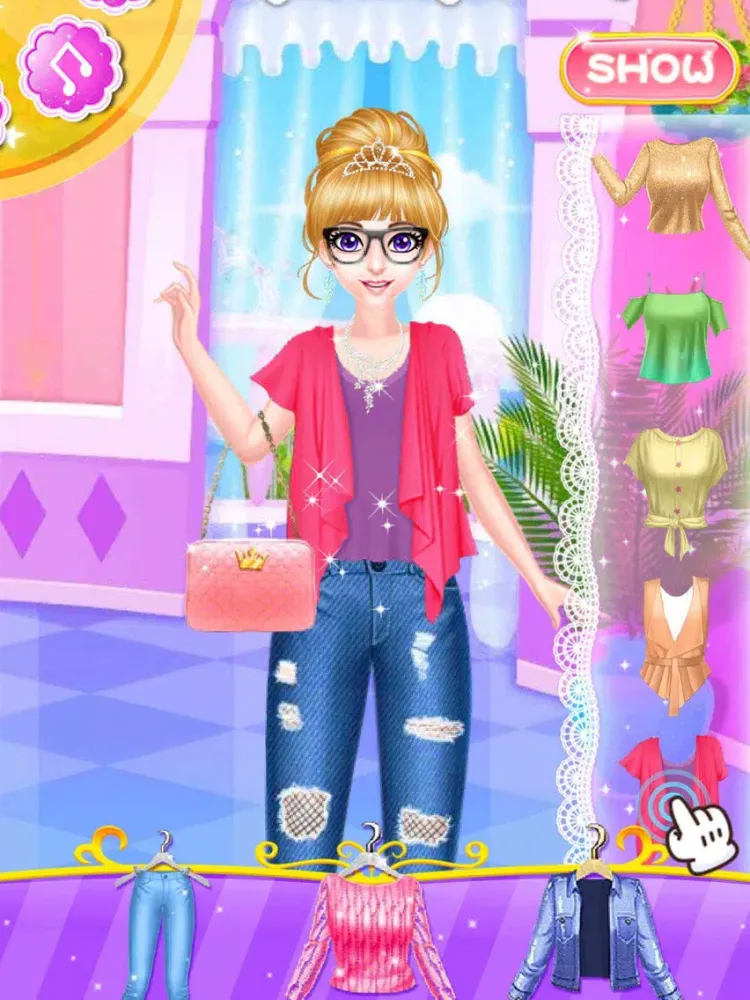 Ảnh chụp màn hình của Fashion Salon - Star Girl iPad 