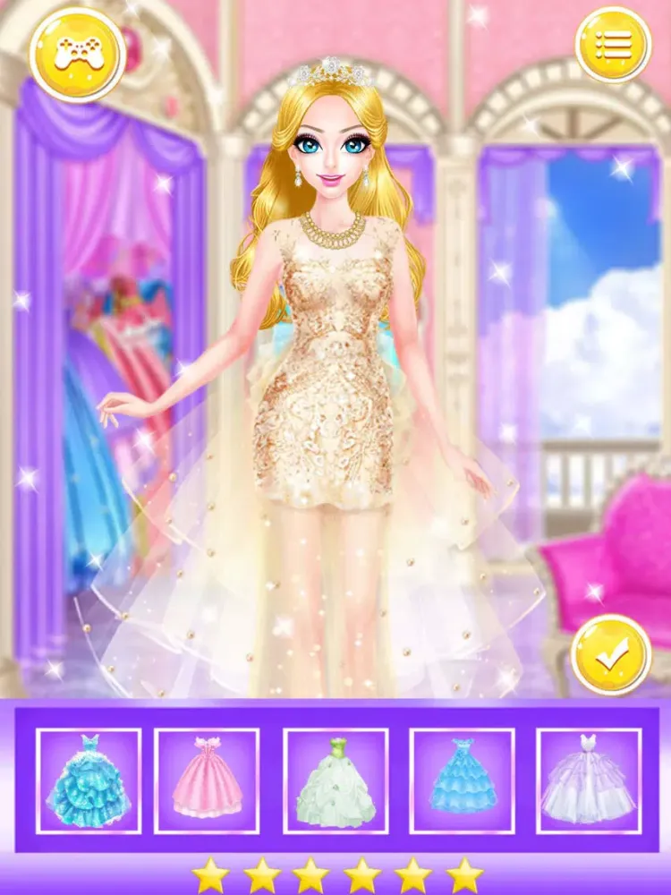 Ảnh chụp màn hình của Princess Salon - star fashion iPad 