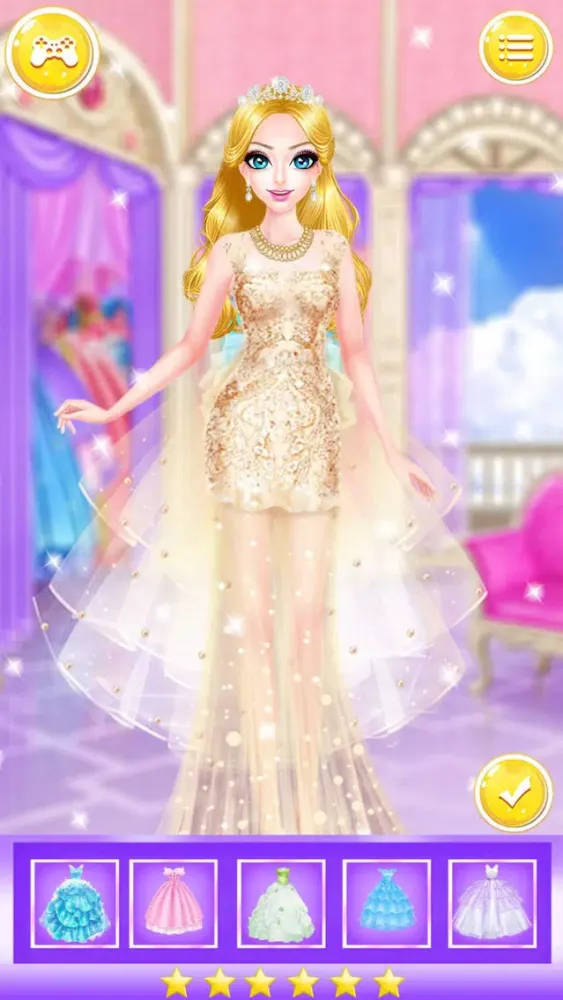 Ảnh chụp màn hình của Princess Salon - star fashion