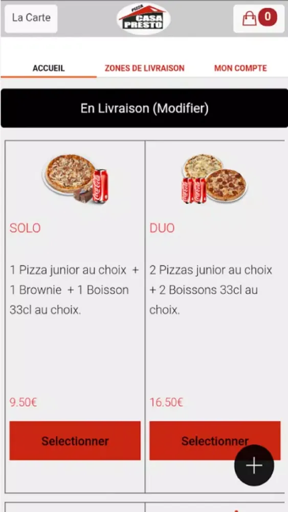 Capturas de pantalla de Pizza Casa Presto Ivry